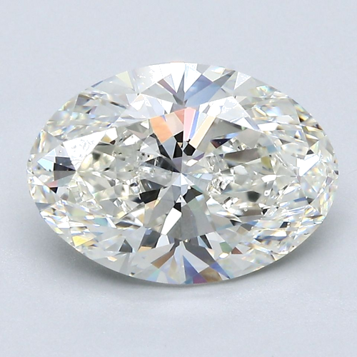 3.2 carat J-SI1 Natūralus Oval Deimantas (1)