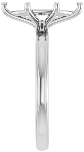 Sužadėtuvių Žiedas 14k white gold Marquise 12mm x 6mm (4)