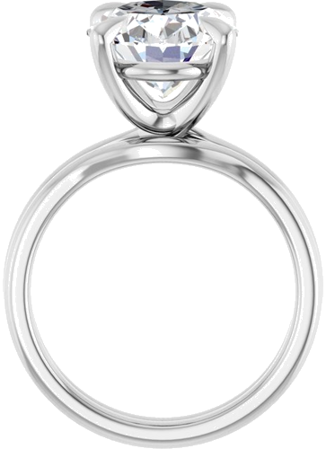 Sužadėtuvių Žiedas 925 Sidabro Oval 12mm x 10mm (7)