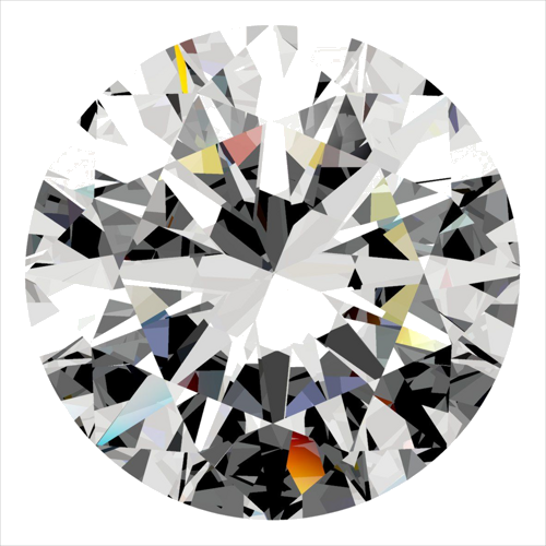 0.4 carat G-VVS1 Excellent cut Natūralus Round Deimantas (1)