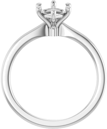 Sužadėtuvių Žiedas 14k white gold Marquise 12mm x 6mm (2)