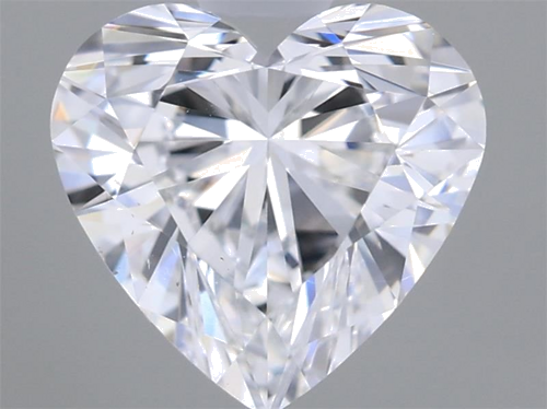 0.7 carat D-VS2 Natūralus Heart Deimantas (1)