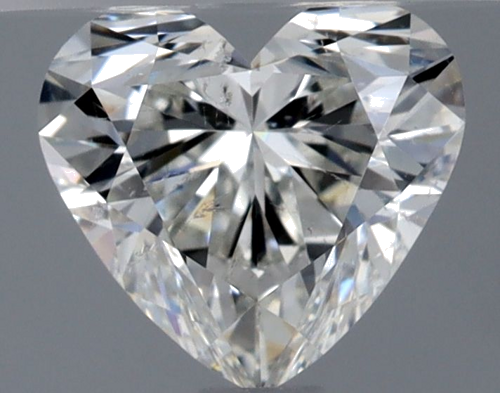 1.01 carat H-SI2 Natūralus Heart Deimantas (1)