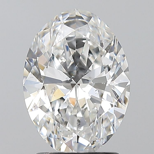 2.0 carat F-SI2 Natūralus Oval Deimantas (1)
