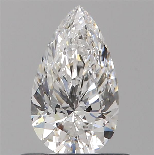 0.54 carat E-VVS2 Natūralus Pear Deimantas (1)