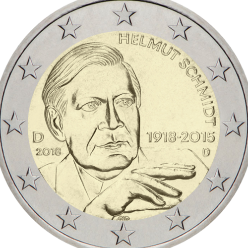 2018 Germany Helmut Schmidt 2 euro coin (2)
