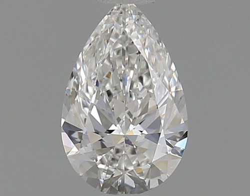 0.54 carat F-VVS2 Natūralus Pear Deimantas (1)