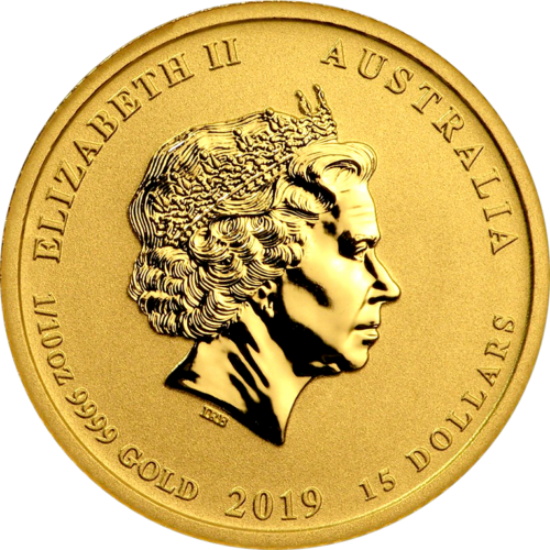 1/10 oz Год Свиньи 2019 Австралия золотая монета (2)