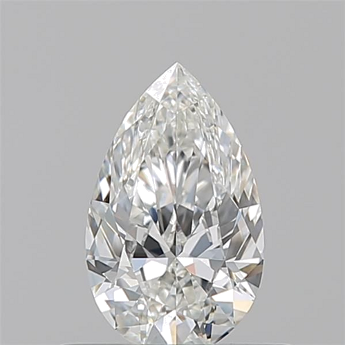 0.5 carat H-VVS2 Natūralus Pear Deimantas (1)