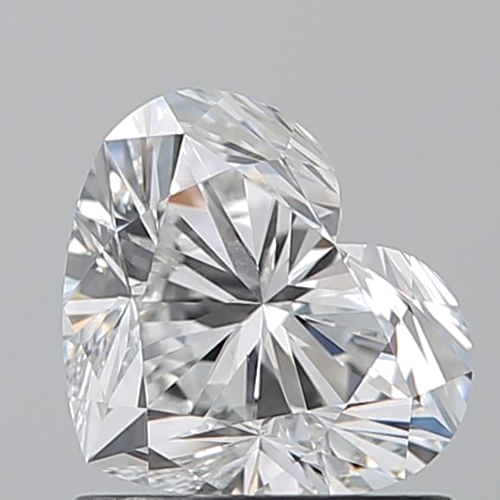 1.01 carat F-VS1 Natūralus Heart Deimantas (1)