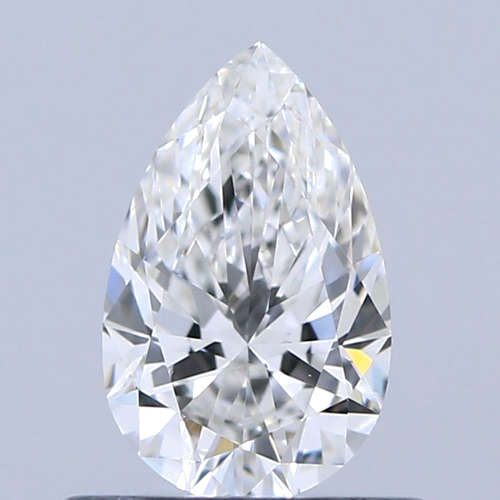 0.51 carat G-VS2 Natūralus Pear Deimantas (1)