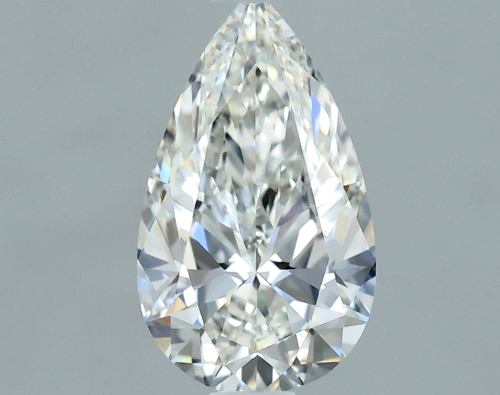 0.7 carat H-VVS1 Natūralus Pear Deimantas (1)