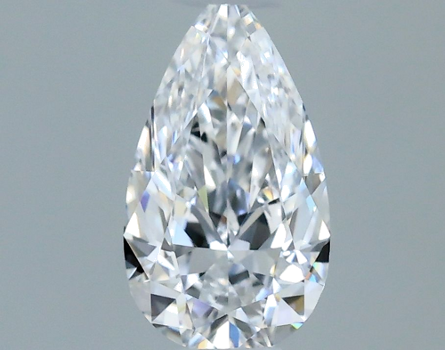 0.3 carat D-VS1 Natūralus Pear Deimantas (1)