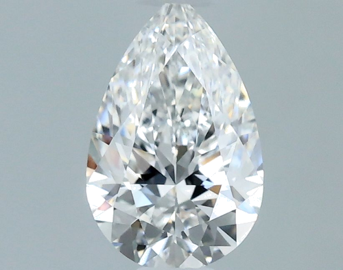 0.5 carat F-VVS1 Natūralus Pear Deimantas (1)
