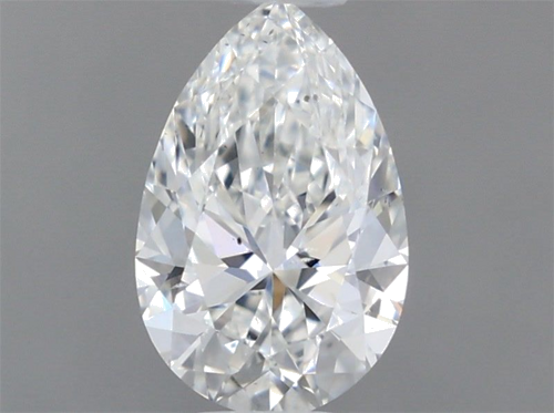 0.51 carat F-SI1 Natūralus Pear Deimantas (1)