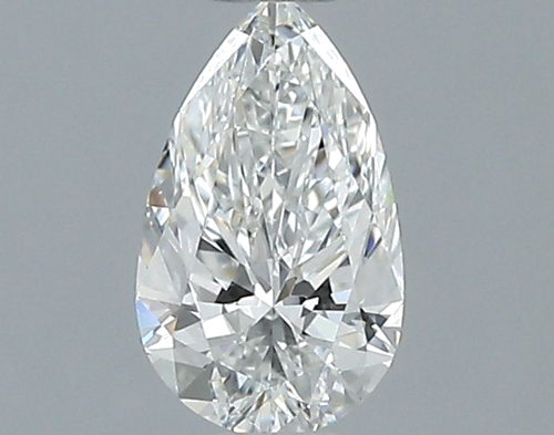0.5 carat F-VS1 Natūralus Pear Deimantas (1)