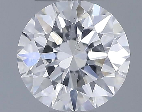 0.5 carat F-SI2 Excellent cut Natūralus Round Deimantas (1)