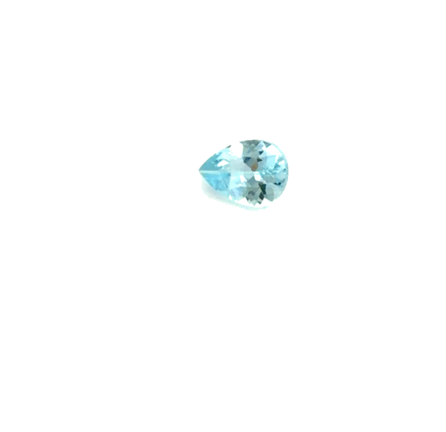 0.57 carat BLUE Pear Aquamarine (1)