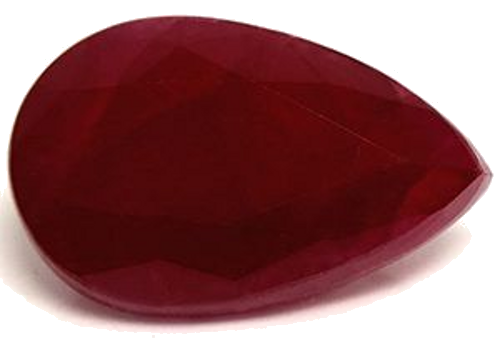 3.21 carat RED Pear Rubinas (1)