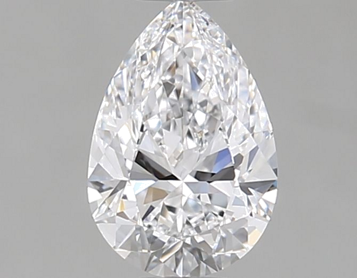 0.53 carat D-IF Natūralus Pear Deimantas (1)