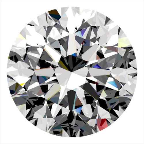 0.5 carat G-VS2 Very Good cut Natūralus Round Deimantas (1)