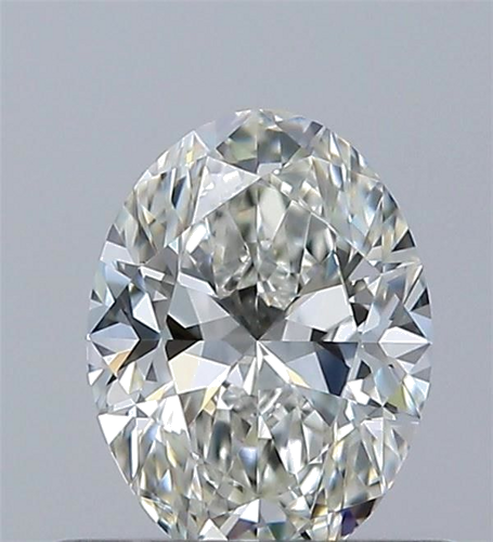 0.5 carat I-VS1 Natūralus Oval Deimantas (1)