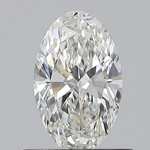 0.6 carat G-VS2 Natūralus Oval Deimantas (1)