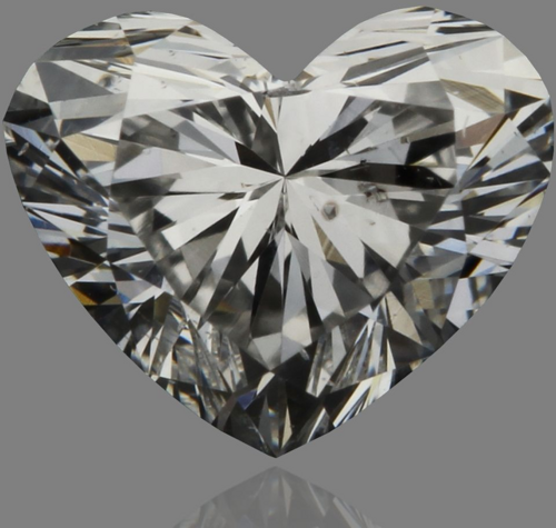 0.37 carat D-SI2 Natūralus Heart Deimantas (1)