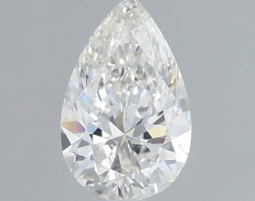 0.4 carat G-SI1 Natūralus Pear Deimantas (1)