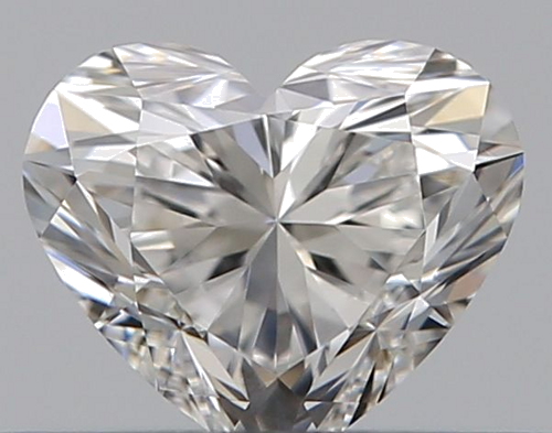 0.32 carat F-VVS1 Natūralus Heart Deimantas (1)