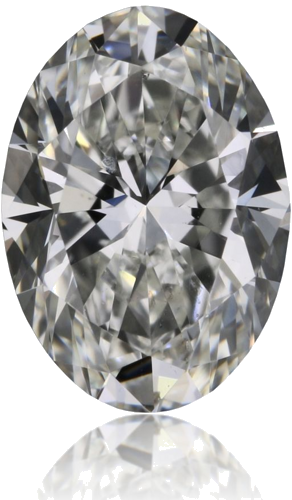 0.62 carat H-SI1 Natūralus Oval Deimantas (1)