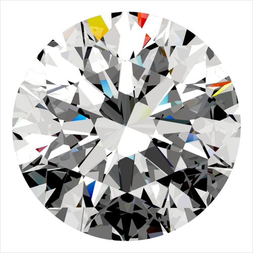 0.31 carat F-SI1 Excellent cut Natūralus Round Deimantas (1)