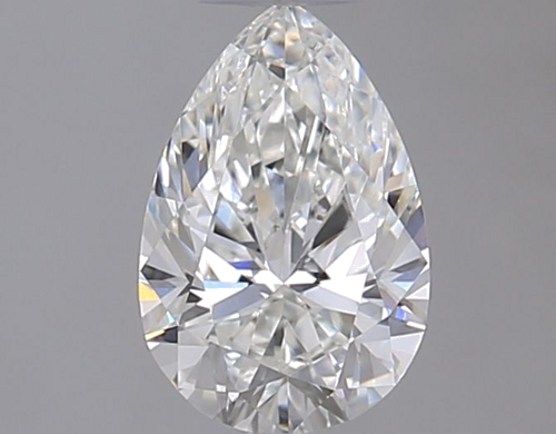 0.44 carat H-VVS1 Natūralus Pear Deimantas (1)