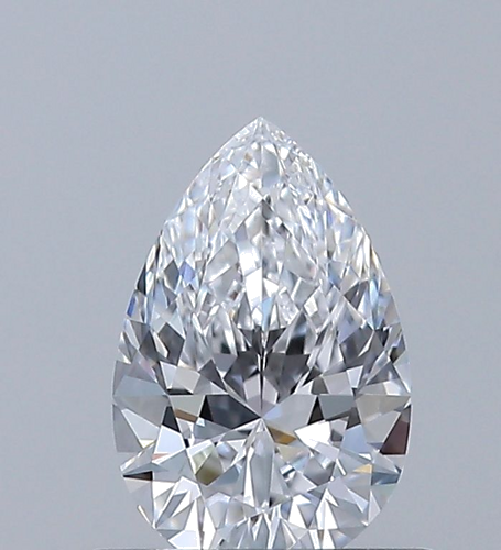 0.57 carat D-IF Natūralus Pear Deimantas (1)