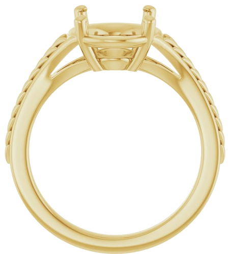 Sužadėtuvių Žiedas „Solitaire“ 14k yellow gold Oval 10mm x 8mm (2)