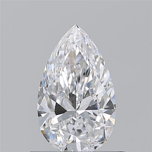 0.7 carat D-VS2 Natūralus Pear Deimantas (1)
