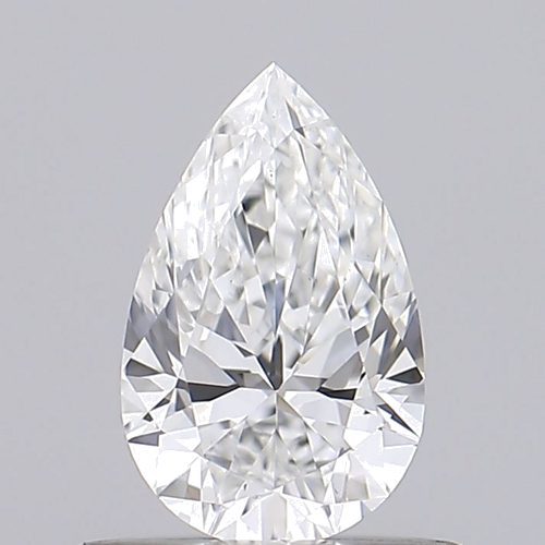 0.51 carat F-VS1 Natūralus Pear Deimantas (1)