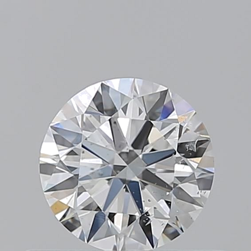 0.5 carat F-SI2 Excellent cut Natūralus Round Deimantas (1)