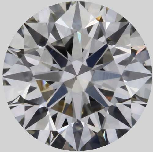 0.37 carat F-SI1 Excellent cut Natūralus Round Deimantas (1)
