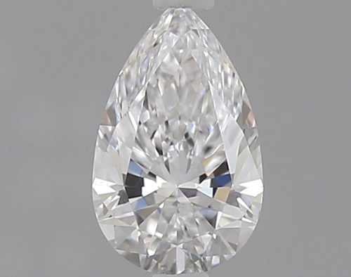 0.32 carat D-VVS1 Natūralus Pear Deimantas (1)