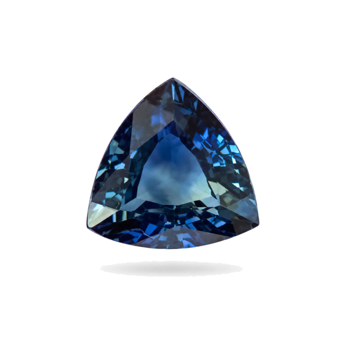 0.5 carat BLUE Trilliant Safyras (1)