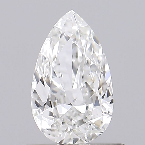 0.52 carat F-VVS1 Natūralus Pear Deimantas (1)