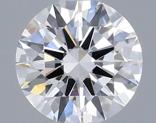 0.44 carat F-VVS2 Excellent cut Natūralus Round Deimantas (1)