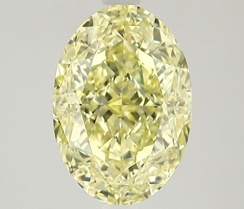 2.2 carat Fancy Yellow-VS2 Natūralus Oval Deimantas (1)