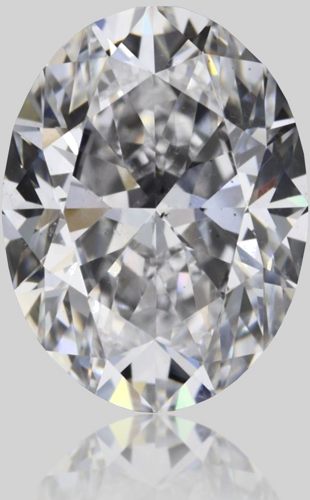 0.7 carat D-SI1 Natūralus Oval Deimantas (1)