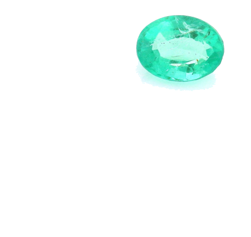 0.57 carat GREEN Oval Smaragdas (1)