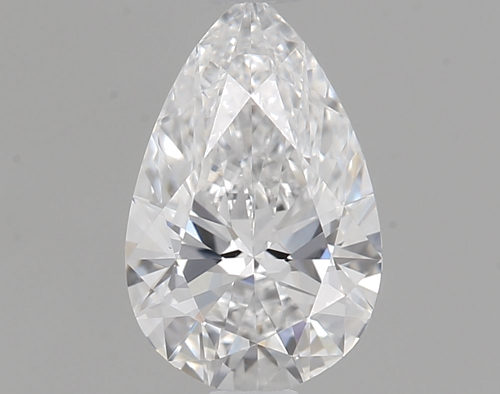 0.5 carat D-VVS2 Natūralus Pear Deimantas (1)