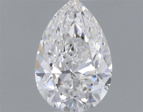 0.5 carat E-VVS2 Natūralus Pear Deimantas (1)