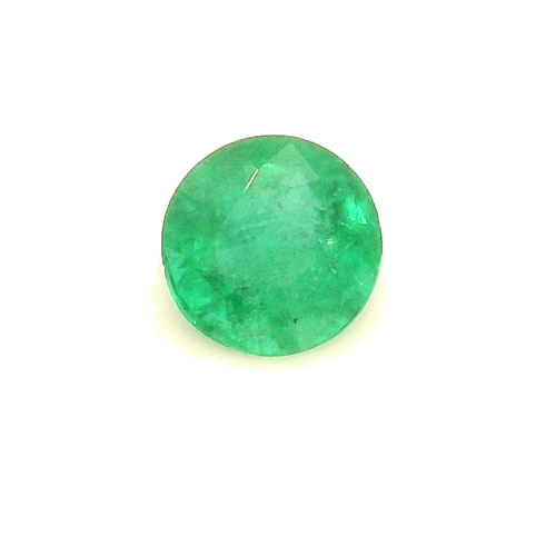 0.33 carat GREEN Round Smaragdas (1)
