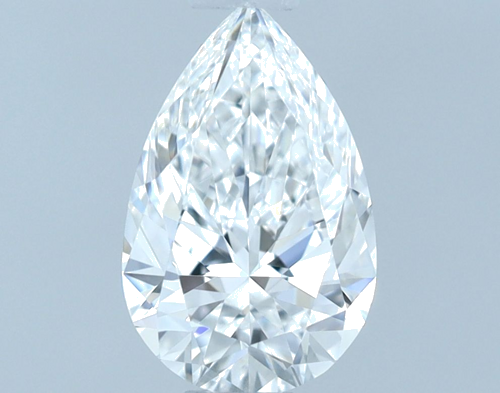 0.51 carat E-IF Natūralus Pear Deimantas (1)
